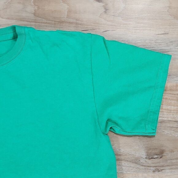 🧡Unisex Bundle of 2 Plain T-shirts; Red Medium & Green Large - Picture 5 of 14